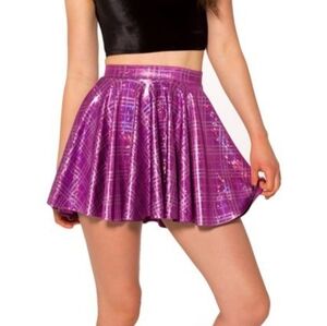 Disco Doll Tartan Cheerleader Top And Skirt